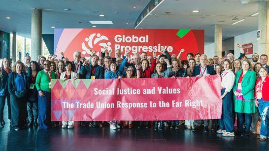 Raise pay and deliver social justice to fight far-right, unions tell political leaders in Barcelona