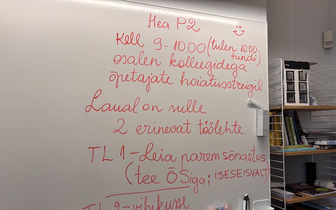 Õpetajate hoiatusstreigis osales 15 000 haridustöötajat